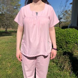 American Standard Uniforms Baby Pink Scrubs